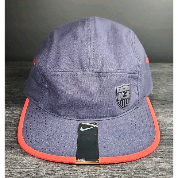 Nike Other - US SOCCER FEDERATION Nike Brand 5 Panel Cap Hat Adj. Mens Size Cotton NEW 2013